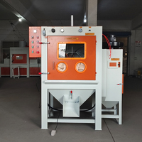 Cabine de sablage automatique à tambour rotatif pour le traitement de petites pièces