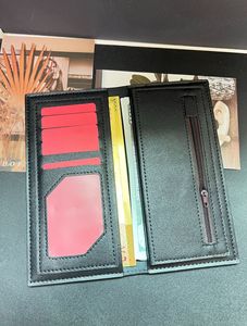 Nouveau Portefeuille Porte-cartes <span class=keywords><strong>de</strong></span> visite et <span class=keywords><strong>de</strong></span> crédit long en cuir PU grain litchi, fin, avec pince à billets et logo personnalisé 2026 - Product Image 6