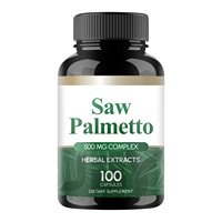 Capsules de Saw Palmetto JBY HALAL 500mg, Complément Alimentaire pour la Santé Masculine, Extrait Naturel de Saw Palmetto, Capsules pour Homme, SERVICE OEM
