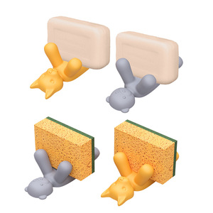 Handmade Silicone Sponge <b>Rack</b> in Bear Shape Carto - Product Image 3