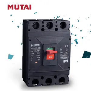 MUTAI Preço de fábrica 3P 3 Pólo 16 100 630 800 AMP MCCB 400V a 1000V China Moldado Caso Disjuntor