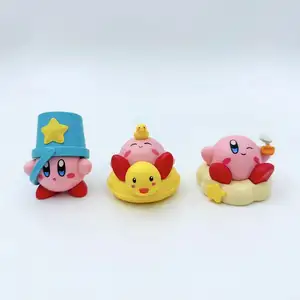 Kirby Mystery Box PVC Action Figure Lovely Custom Table Decorations And Birthday Cake Ornament Cartoon Car Toy Dolls For Gifts