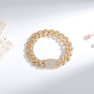 OUGEPHELI 8mm 2 filas Hip Hop Iced Out CZ Zircon Collar De Cadena Cubana Eslabones Cubano Collar Miami Cuban Link Chain - Product Image 3