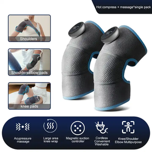 Amazon Hot Selling Portable Wireless Magnetic Power Control Kneel Warm Heating <b>Massager</b> air Compression Leg <b>Massager</b> <b>Machine</b> - Product Image 5
