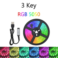 Ambiente RGB Monitor de PC inteligente Sincronización de pantalla 5V USB 24V Entrada 1M Gaming LED Backlight Strip Plastic Game Room Atmosphere Decor