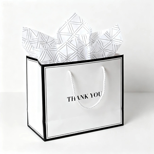 Fb11 Cảm ơn bạn Túi Quà Tặng có tay cầm túi giấy đám cưới chào đón ủng hộ túi cho kinh doanh bán lẻ - Product Image 2