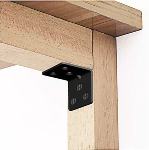 Staffa a L in Acciaio Zincato Personalizzata, Connettore Metallico Decorativo <span class=keywords><strong>per</strong></span> <span class=keywords><strong>Legno</strong></span>, Accessorio <span class=keywords><strong>per</strong></span> Costruzioni in <span class=keywords><strong>Legno</strong></span> - Product Image 5