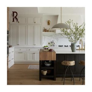 Rising OEM Armoire complète moderne <span class=keywords><strong>de</strong></span> qualité supérieure personnalisée Meuble <span class=keywords><strong>de</strong></span> cuisine Armoire <span class=keywords><strong>de</strong></span> cuisine brillante avec îlot pour l'<span class=keywords><strong>immobilier</strong></span> - Product Image 3