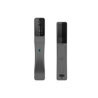 CNC-gegraveerd slim deurslot met gezichtsherkenning, sleutelloos, van vliegtuigaluminium, beveiligd 3D voor kastslot voor houten deur, met wifi