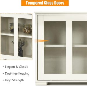 2-Cửa Đơn Lập Nhà Bếp Lưu Trữ Tủ Tủ Tủ Tự Chọn Máy Chủ Tủ Có Thể Điều Chỉnh Kệ 2 Trượt Nhà Bếp Đảo Xe - Product Image 6