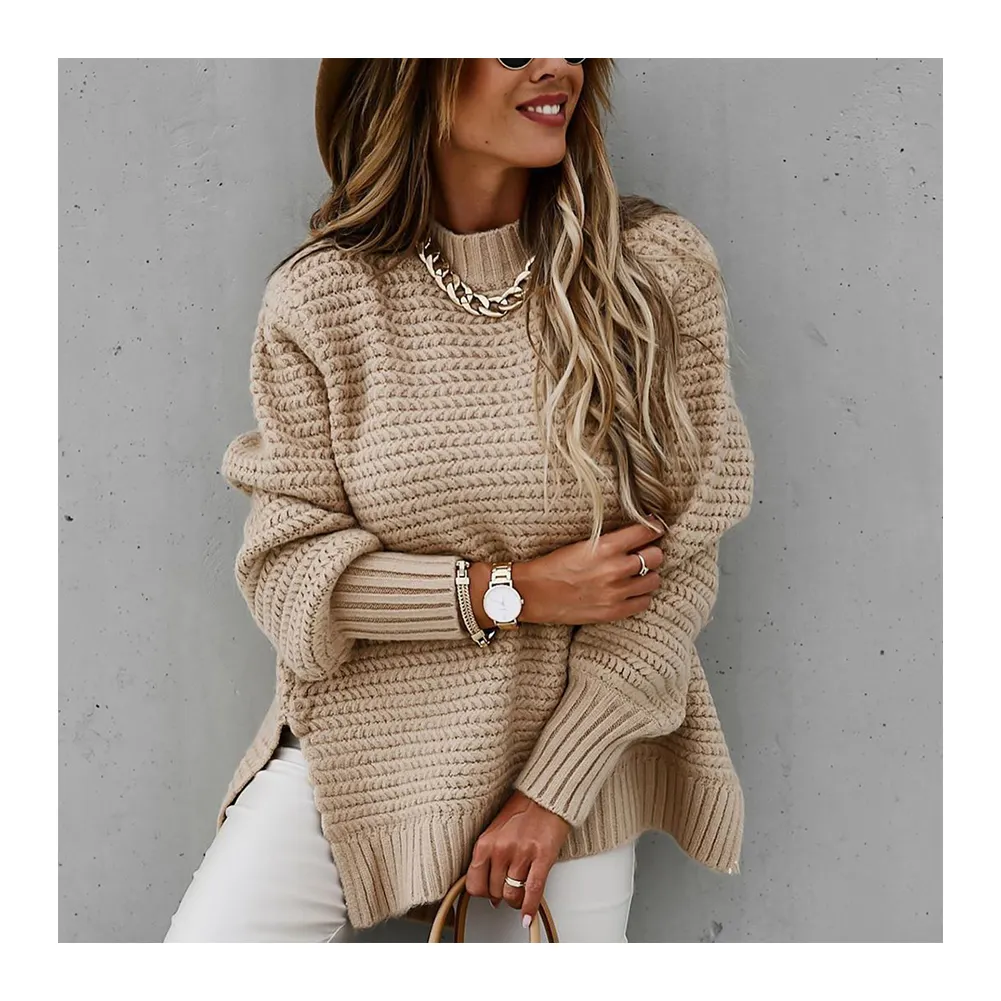 Best Selling Fashionable Style Women Sweaters Color, Wholesale Half Sleeves Sweater For Women