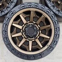 Maßgefertigte Offroad-Beadlock-Schmiedefelgen 5x112 5x114.3 5x115 5x120 5x127 5x130 6x5 6x135 6x130 6x139.7 8x165.1 für Hummer Suzuki