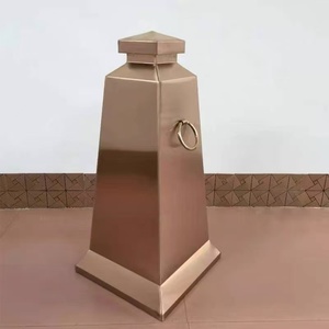 Poteau de signalisation de circulation en acier galvanisé, cône de signalisation, barrière de stationnement, marqueur de navigation moderne pour jardin intérieur - Product Image 4