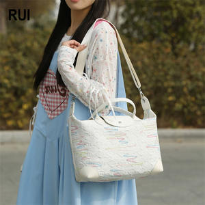 RUIQUWIN Bolsos de Lona de Diseño Versátiles para Mujer al por Mayor, Bolsos Deportivos Duraderos y Ligeros, Bolsos de Viaje Transpirables con Cierre - Product Image 1