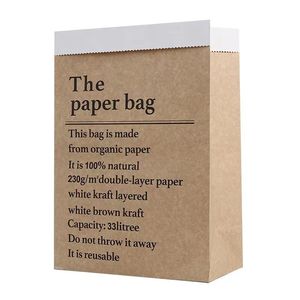 Bolsas de papel kraft con impresión de logotipo personalizado para ramos de flores, bolsas de regalo para bodas, cumpleaños, suministros para floristería - Product Image 3