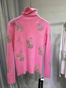 Réel Photo nouvelle tendance automne hiver étincelle pierres col roulé Slim Fit blanc <span class=keywords><strong>pull</strong></span> femmes tricots <span class=keywords><strong>pull</strong></span> <span class=keywords><strong>Pull</strong></span> <span class=keywords><strong>Pull</strong></span> <span class=keywords><strong>Femme</strong></span> - Product Image 6