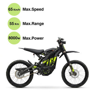 Nouvelle moto électrique tout-terrain Hyperbee Ebike 58V 8Kw Middrive 22Ah 185Nm 14/12 pouces pour adolescents <span class=keywords><strong>Enduro</strong></span> - Product Image 4