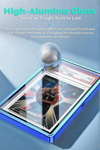 Nouvelle boîte de présentation pour cartes de collection avec cadre en aluminium, protection UV et verre trempé pour cartes sportives - Product Image 2