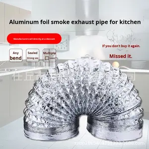 <span class=keywords><strong>Tuyau</strong></span> d'<span class=keywords><strong>évacuation</strong></span> de <span class=keywords><strong>fumée</strong></span> en aluminium épais, <span class=keywords><strong>tuyau</strong></span> de ventilation flexible pour l'<span class=keywords><strong>évacuation</strong></span> de <span class=keywords><strong>fumée</strong></span>, <span class=keywords><strong>tuyau</strong></span> d'échappement - Product Image 3