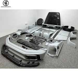 Kit carrosserie complet en fibre de carbone forgée à sec style Mansori pour G-Class W464 G63 AMG G500 (pare-chocs, capot, spoiler) - Product Image 4
