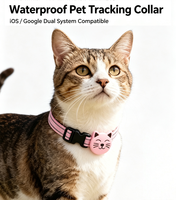 Localizador Inteligente Bluetooth Mini para Mascotas, Collar de Rastreo Reflectante y Ligero, Compatible con Aplicaciones iOS y Android