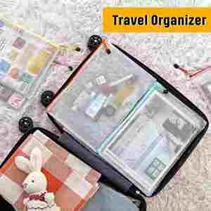 Bolsas de Malla Transparentes Personalizadas con Cierre, Bolsa Impermeable de Plástico para Documentos, Carpeta para Archivos A4, Bolsa Transparente de PVC para Documentos - Product Image 4
