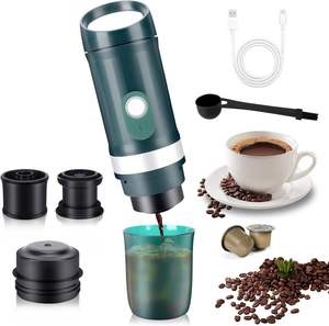 Cafetera Portátil de Cápsulas Tres en Uno, Inalámbrica, con Calentamiento, para Auto y Exteriores, Café <span class=keywords><strong>Americano</strong></span> e Italiano - Product Image 4