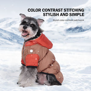 Manteau d'hiver élégant en coton pour chien - Imperméable, rembourré et léger pour chiens <span class=keywords><strong>de</strong></span> toutes tailles - Product Image 4