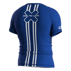 BJJ Jiu-Jitsu No Gi Rash Guard Short Sleeve <b>Compression</b> <b>Shirt</b> Durable and Moisture Wicking for Daily Training Wear - Product Image 4