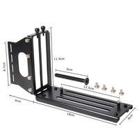 Support Vertical pour carte graphique PCIe x16 et M.2 NVMe m-key to PCI-E 3.0 16x Riser Adapter Extension Cable 10 ~ 100CM