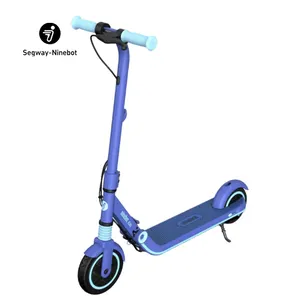 Skuter Kickscooter Ninebot anak-anak, stok EU ringan dengan Segway ZING E8, skuter listrik pintar dapat dilipat 10km Mileage