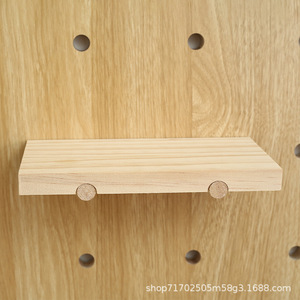 Wooden Pegboard Accessories Round Wooden Sticks <b>Pine</b> Material Durable For Connectors <b>Shelf</b> Supports - Product Image 3