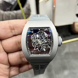 Reloj Mecánico de Lujo para Hombre, Caja de Aleación Plateada, Esfera Esqueletizada, Resistente al Agua, Luminoso, Deportivo, Elegante, Nuevo 2026 - Product Image 2