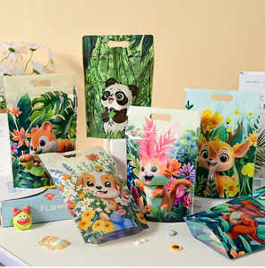 ถุงบรรจุภัณฑ์ขนมการ์ตูนแบบตั้งได้ ถุงขนมแบบปิดผนึกเอง ถุงขนมติ่มซำ ถุงขนมกรอบเกล็ดหิมะ ถุงซิป - Product Image 2