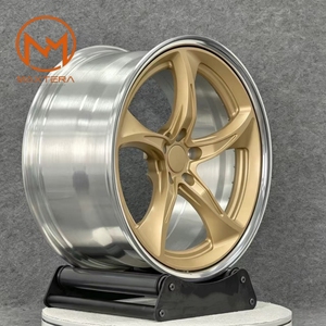 Jantes de voiture de tourisme Maxtera Forged Custom Gold AL13 R190 Style pour McLaren Ferrari Porsche 911 BMW M3 M4 AMG Audi <span class=keywords><strong>RS</strong></span> en alliage - Product Image 2