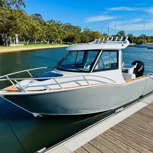 Profisher perahu cepat memancing, rekreasi keluarga aluminium 6.25m dalam V