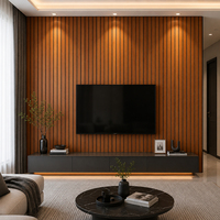 Panel de Pared de PVC de Fábrica, Revestimiento Decorativo para Paredes Interiores, Panel de Decoración de Paredes Resistente al Agua y al Fuego
