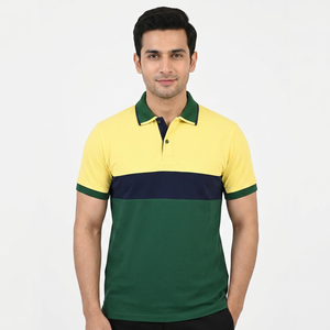 Camisetas de polo con logotipo personalizado para hombre, camisetas de polo de corte clásico de algodón de manga corta de verano, camisetas de golf de moda de diseño básico informal - Product Image 1