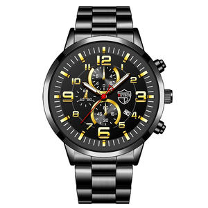 Reloj DEYROS para <span class=keywords><strong>Hombre</strong></span> en Oferta, Reloj Masculino con Calendario <span class=keywords><strong>TIMEX</strong></span>, Correa de Acero de Seis Pines, Reloj Deportivo de Cuarzo Resistente al Agua y Luminoso - Product Image 3