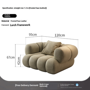 أريكة فاخرة قابلة للتحويل بتصميم عصري محمول لغرفة المعيشة وغرفة النوم والفنادق، طقم أريكة ركنية بسيطة للمنزل - Product Image 3