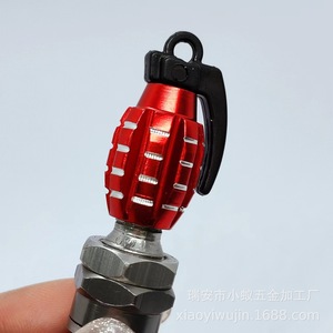 Tapa de Válvula de Neumático de Aleación de Aluminio Ant Hardware, Fabricada por el Fabricante Original, Tapa de Válvula Tipo <span class=keywords><strong>Granada</strong></span>, Rosca Americana - Product Image 4