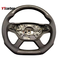 YTcarbon pour S CL CL500 S500 C216 W221 AMG accessoires intérieurs de voiture modifier Style de course personnalisé volant en Fiber de carbone véritable