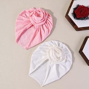 Turban pour bébé de haute qualité, printemps et automne, fleurs, grande taille, couleur bonbon, turban pour bébé <span class=keywords><strong>fille</strong></span>, turbans pour bébé, cadeau de <span class=keywords><strong>naissance</strong></span>, accessoires pour cheveux - Product Image 3