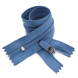 ساحبة قفل شبه أوتوماتيكية لولبية بولو سحاب نايلون للسراويل قريبة النهاية مصنع نايلون جيب - Product Image 6