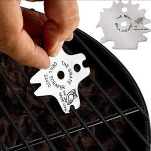 Raspador de Parrilla The Sage Owl, de Acero Inoxidable, Resistente, Limpiador de Rejillas para Barbacoa - Product Image 1