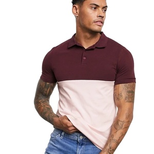 Polo de empalme de ropa de alta calidad, camiseta ajustada transpirable, camisetas suaves personalizadas - Product Image 1