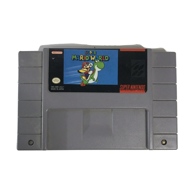 SNES World Game Cartridge for Nintendo USA NTSC