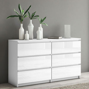 6 Drawer <b>Chest</b> of Drawers Nordic Modern Dresser Multi Drawer <b>Storage</b> Cabinet Living Room Bedroom Furniture Made in China - Product Image 6