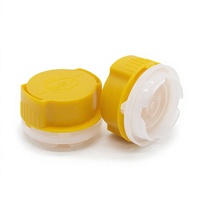 Bouchons à vis anti-déversement en plastique PP de 24 mm et 32 mm pour bouteilles d'huile, vente en gros d'usine, pour usage chimique