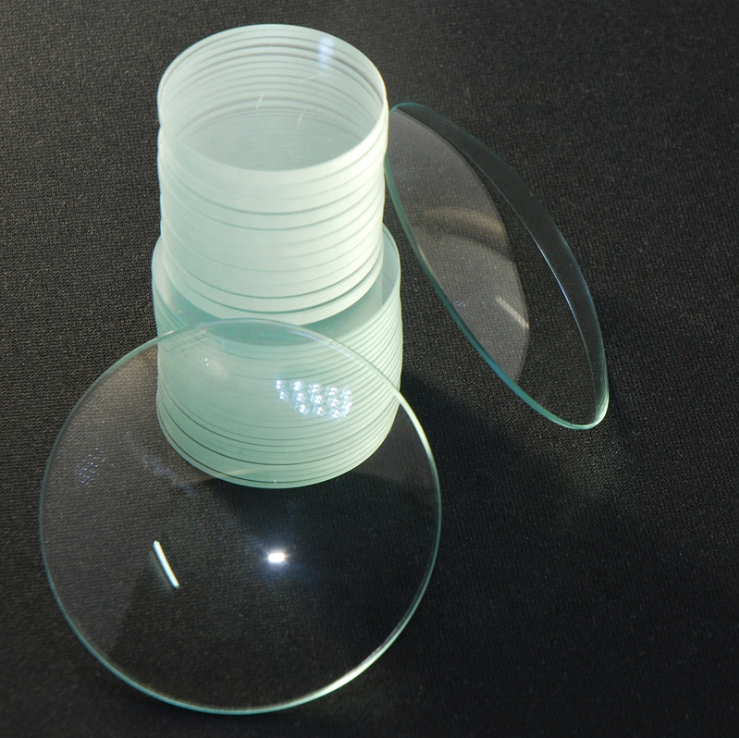 Round lamp decoration glass,dome light glass,Clear Concave Glass Used For Clock